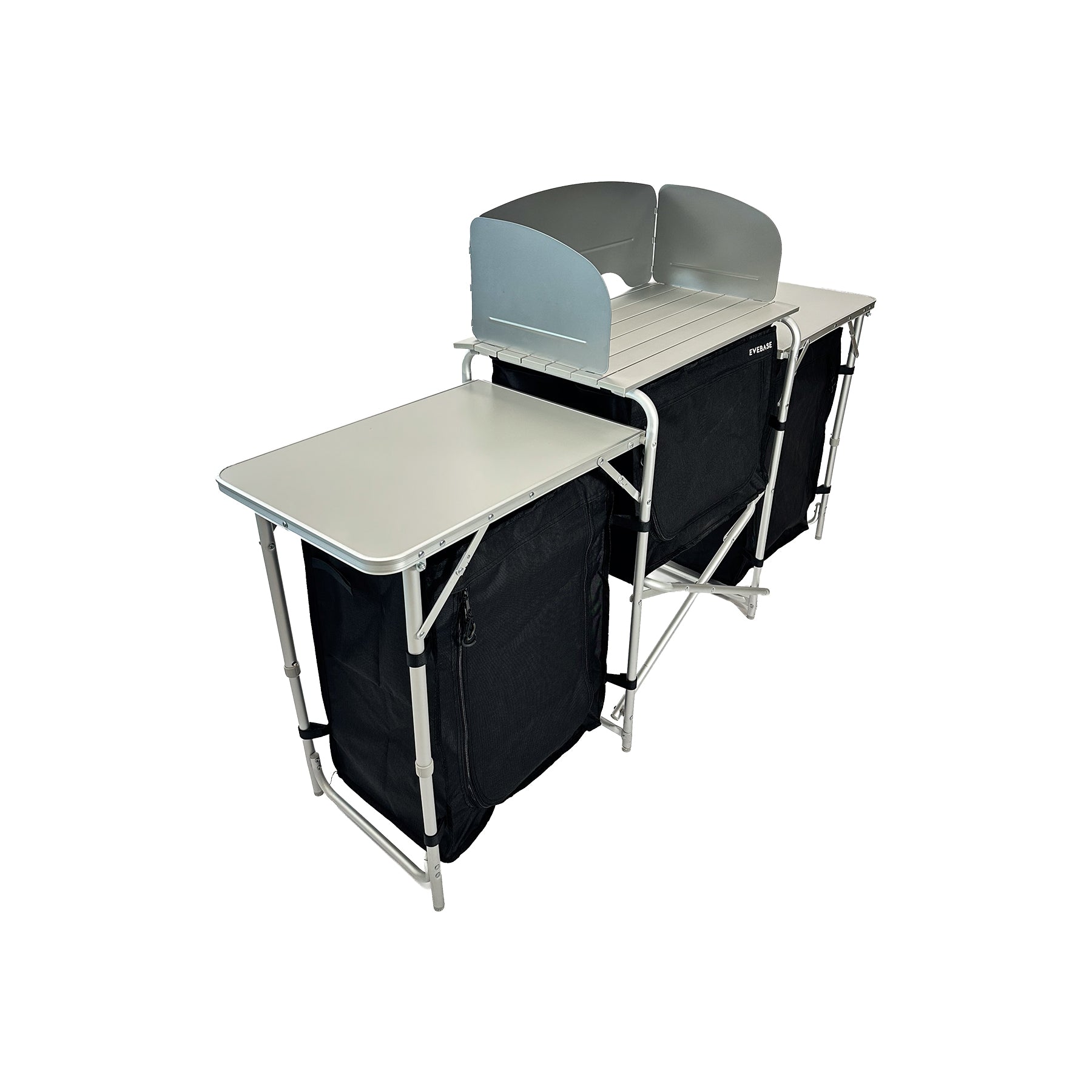 Silver Camping Kitchen Cupboard XL