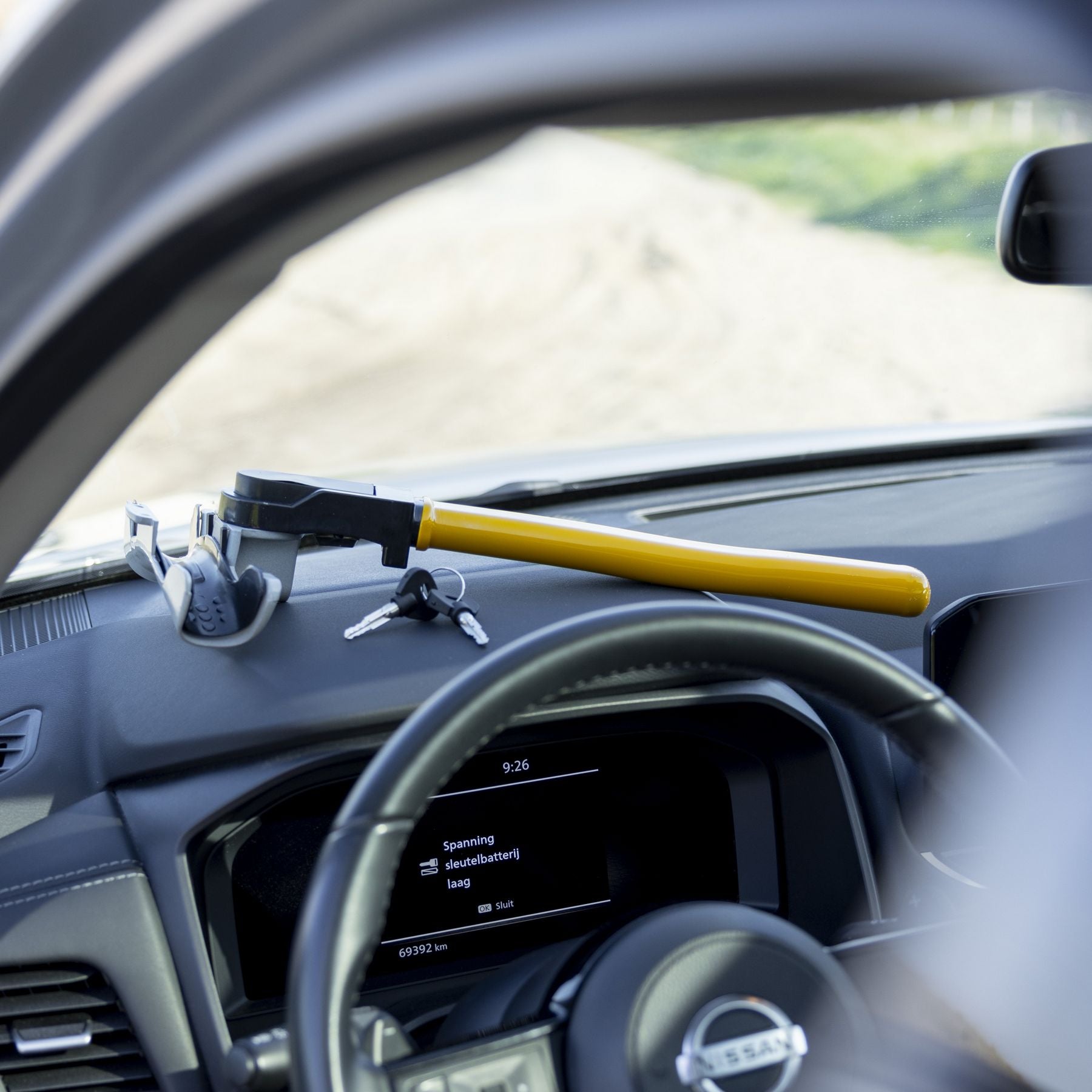 Steering Wheel Lock T-Type 30 mm