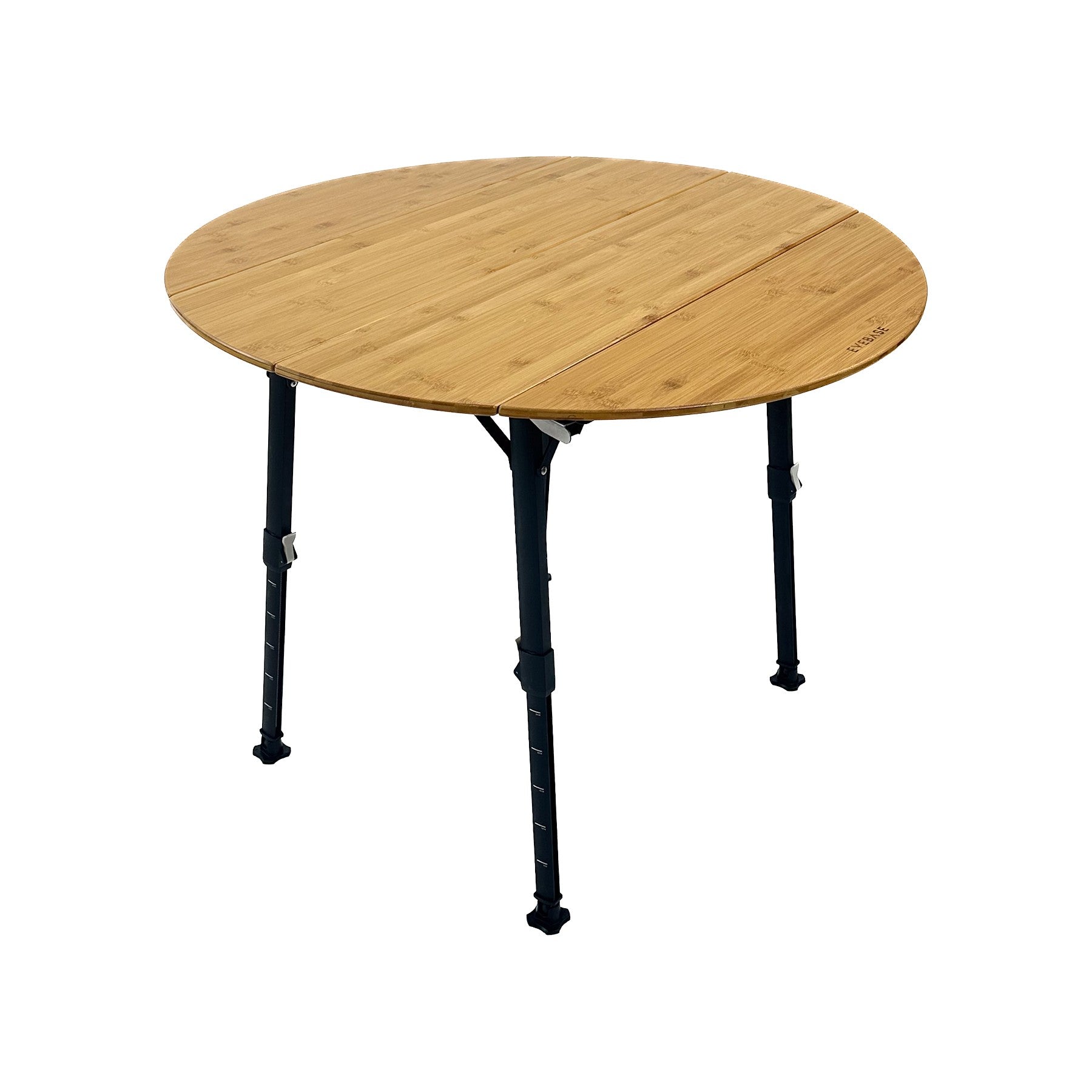 Flex Bamboo Round Camping Table 90