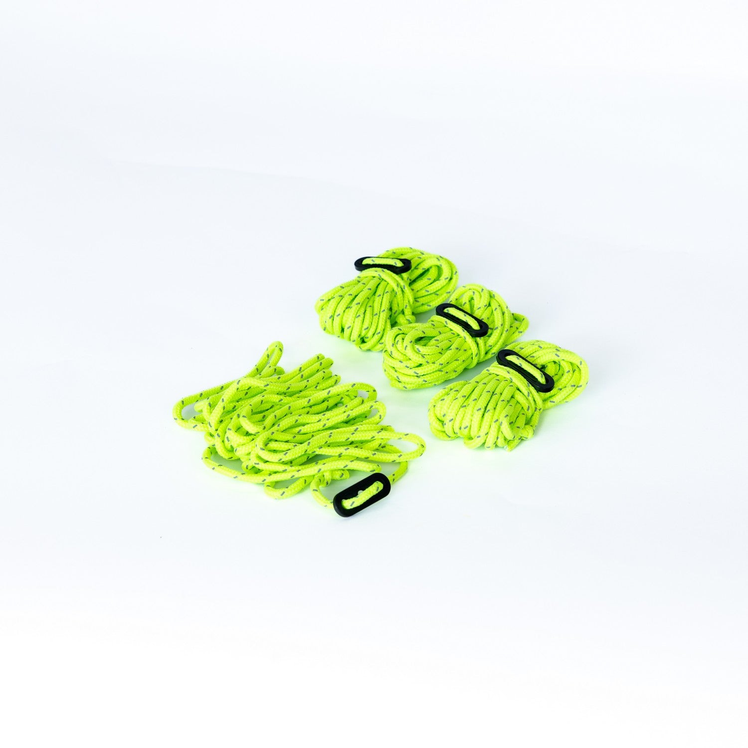 Hi Vis Guy Ropes with Tensioners 4-pack