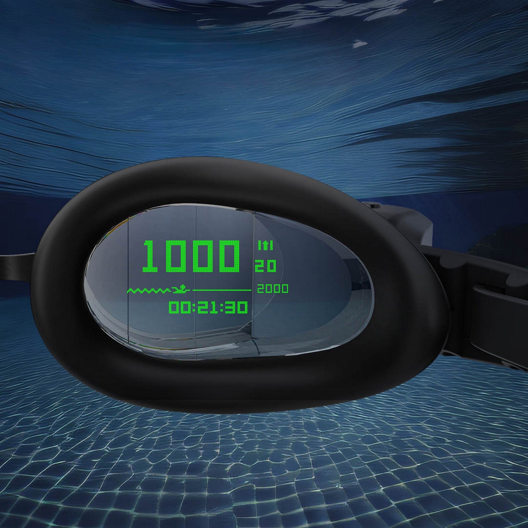 AR Smart Swim Goggles 2 Pro