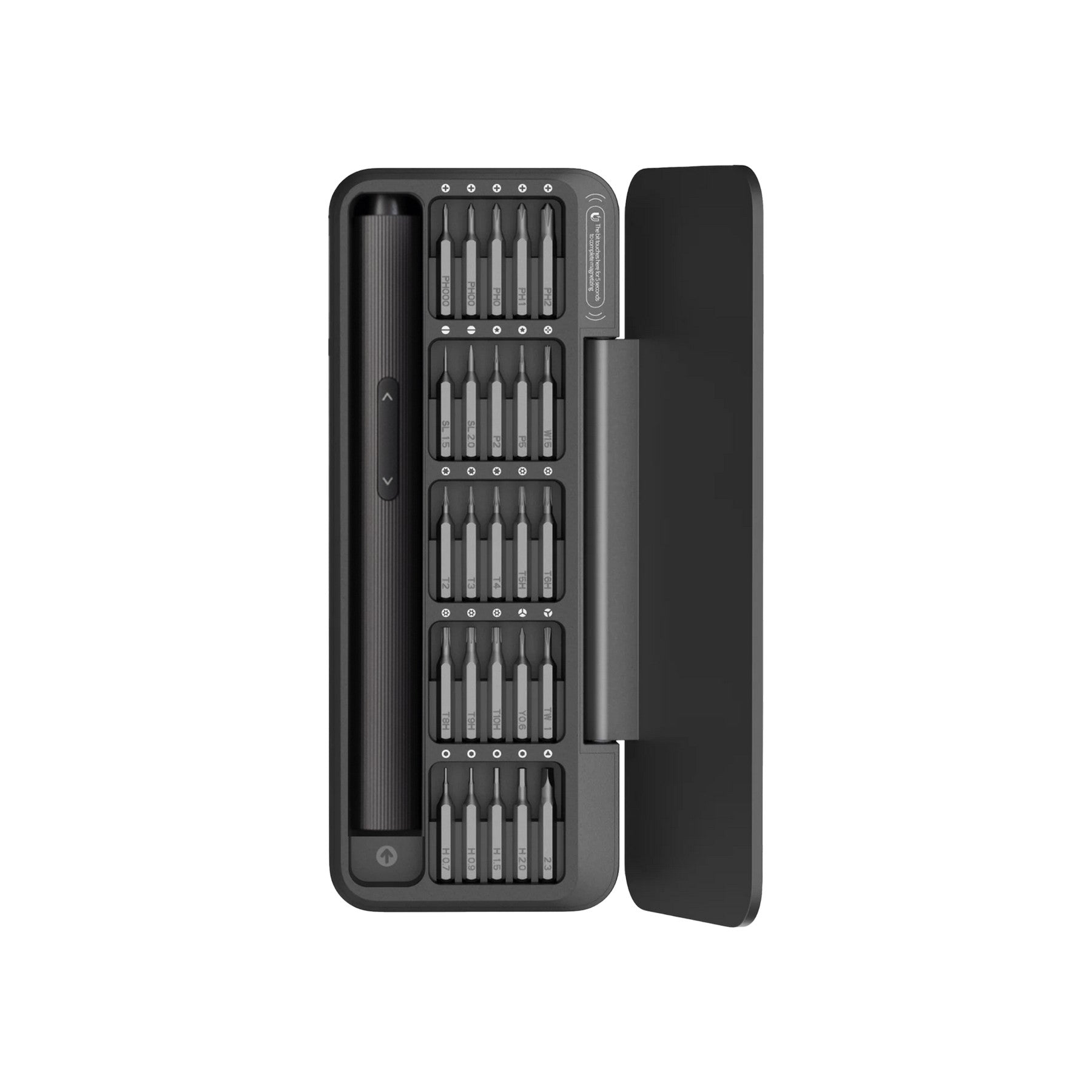 Electric Precision Screwdriver Set Grey