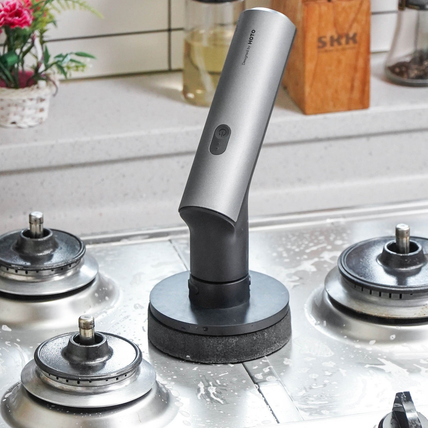 Electric Cleaning Spin Scrubber