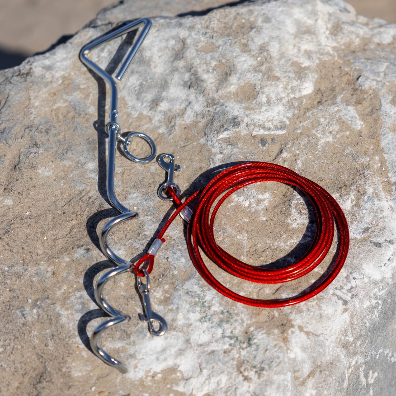Dog Tether with Cable 4m