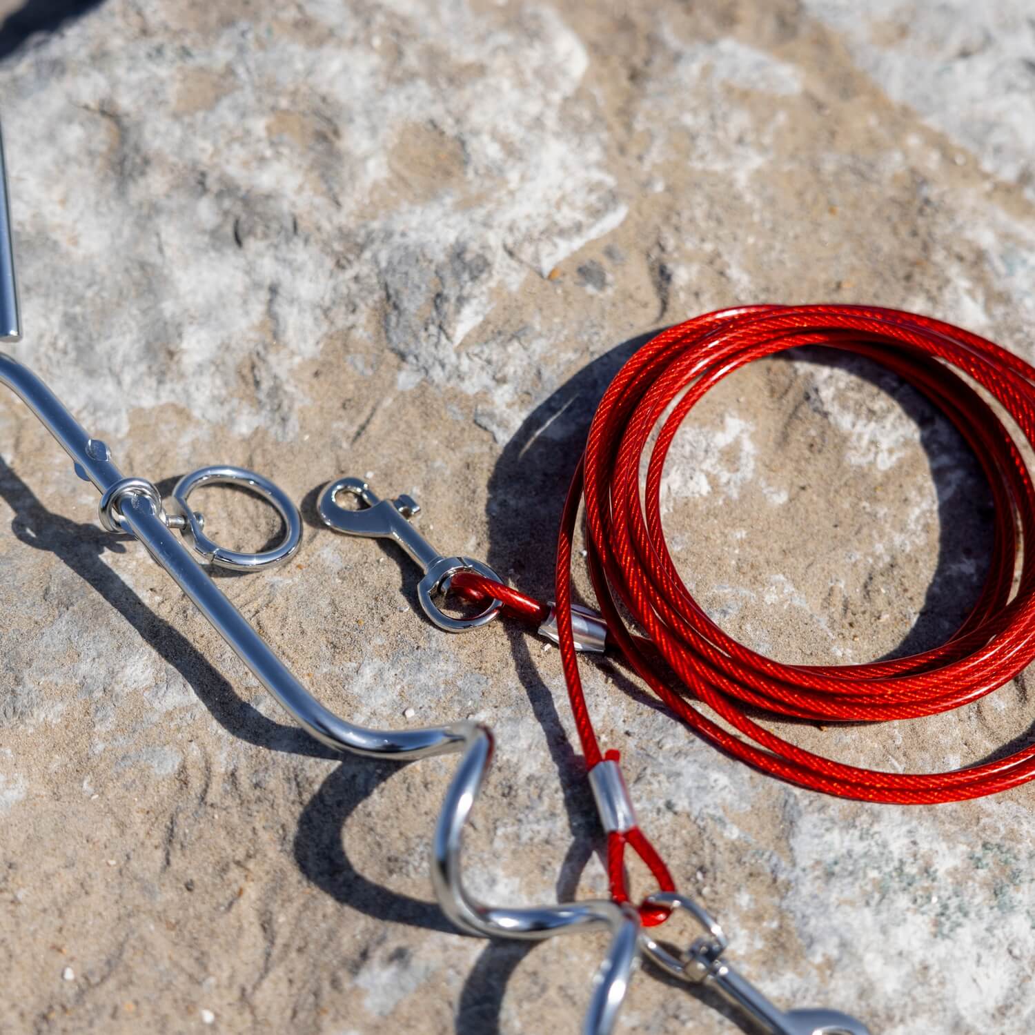 Dog Tether with Cable 4m