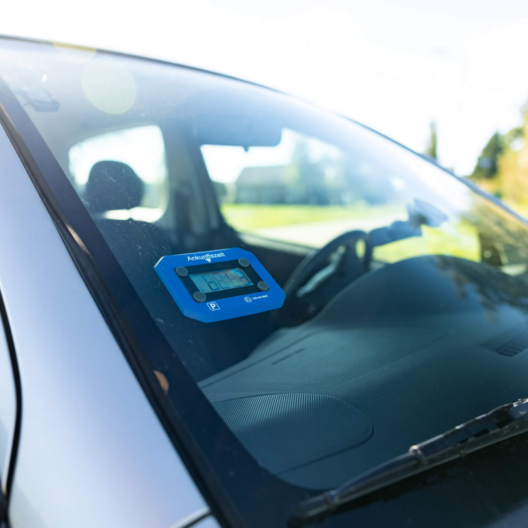 Elektronische Parkscheibe Blau (E-Mark)