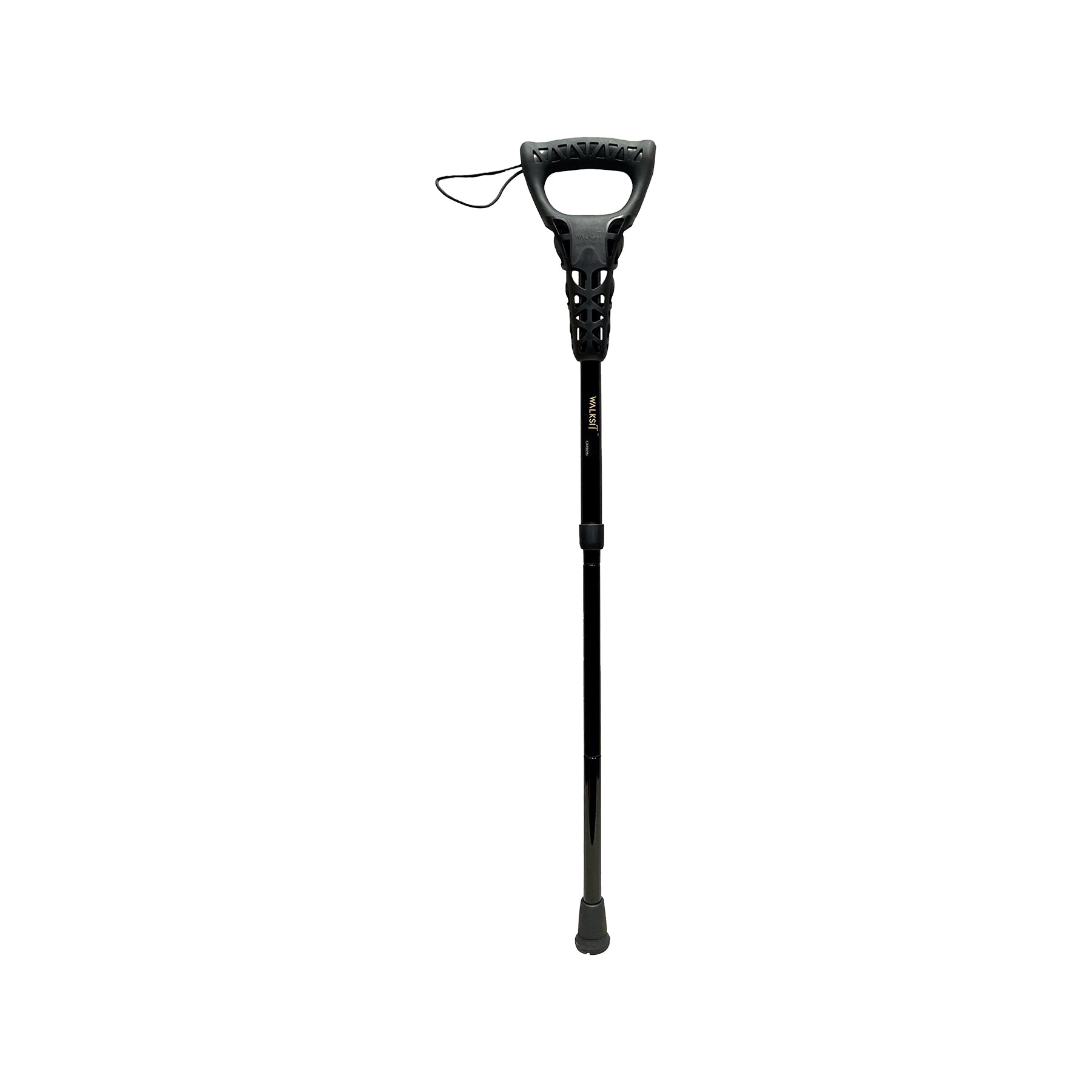 WalkSit Original Walking Cane Black