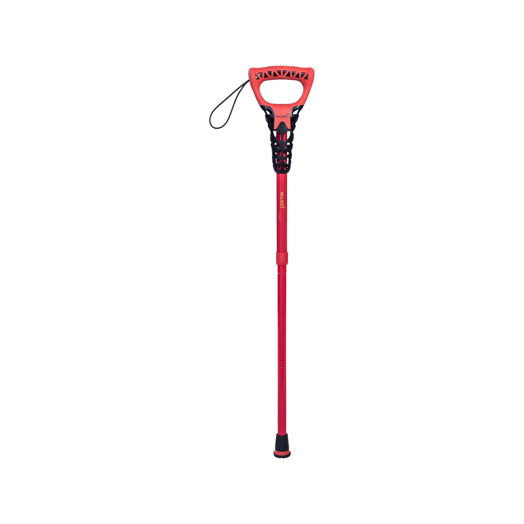 WalkSit Original Walking Cane Red