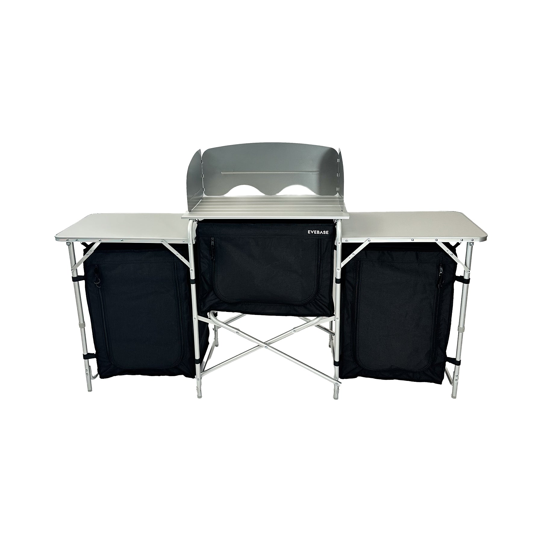 Silver Camping Kitchen Cupboard XL