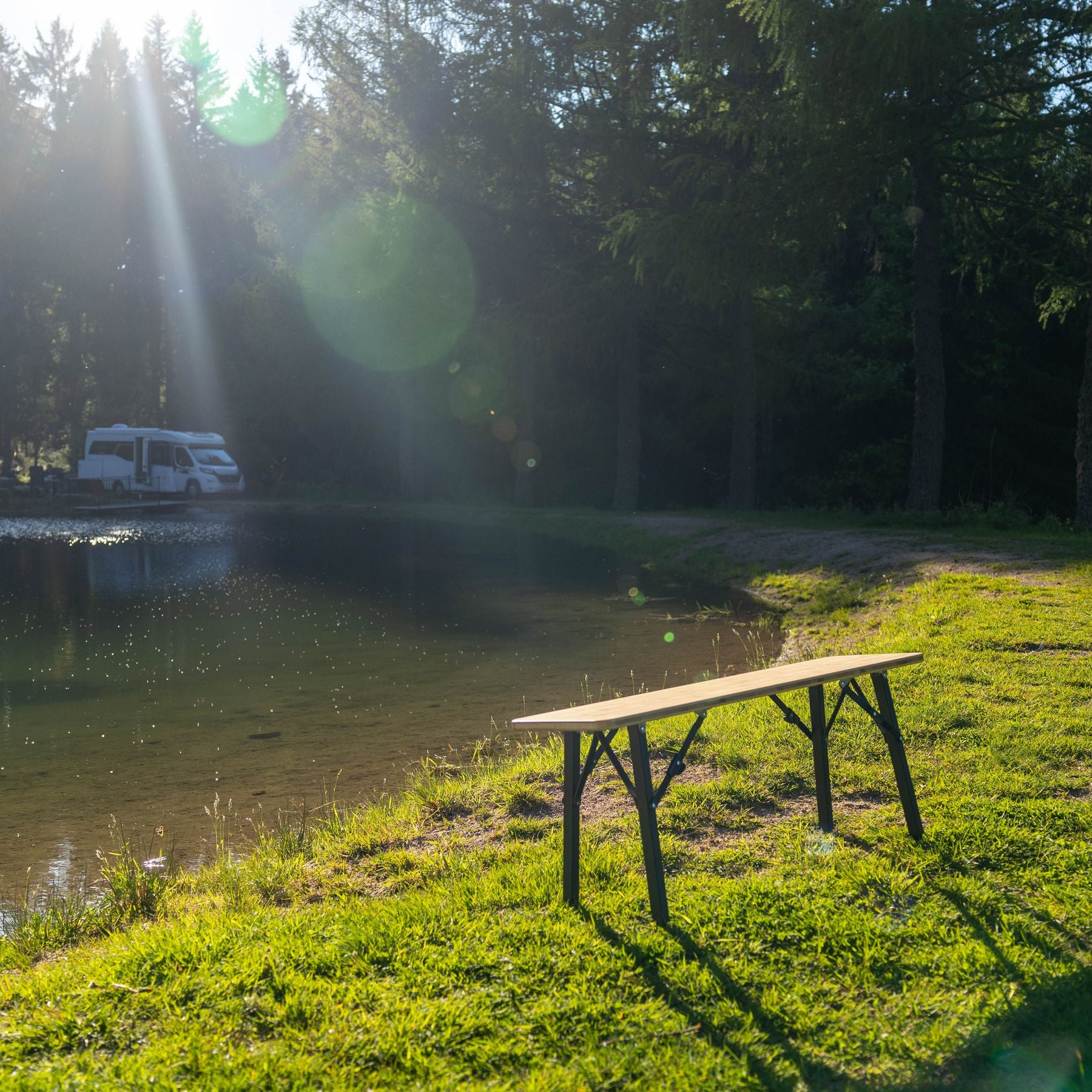 Flex Bamboo Camping Bench 100 (2-pack)