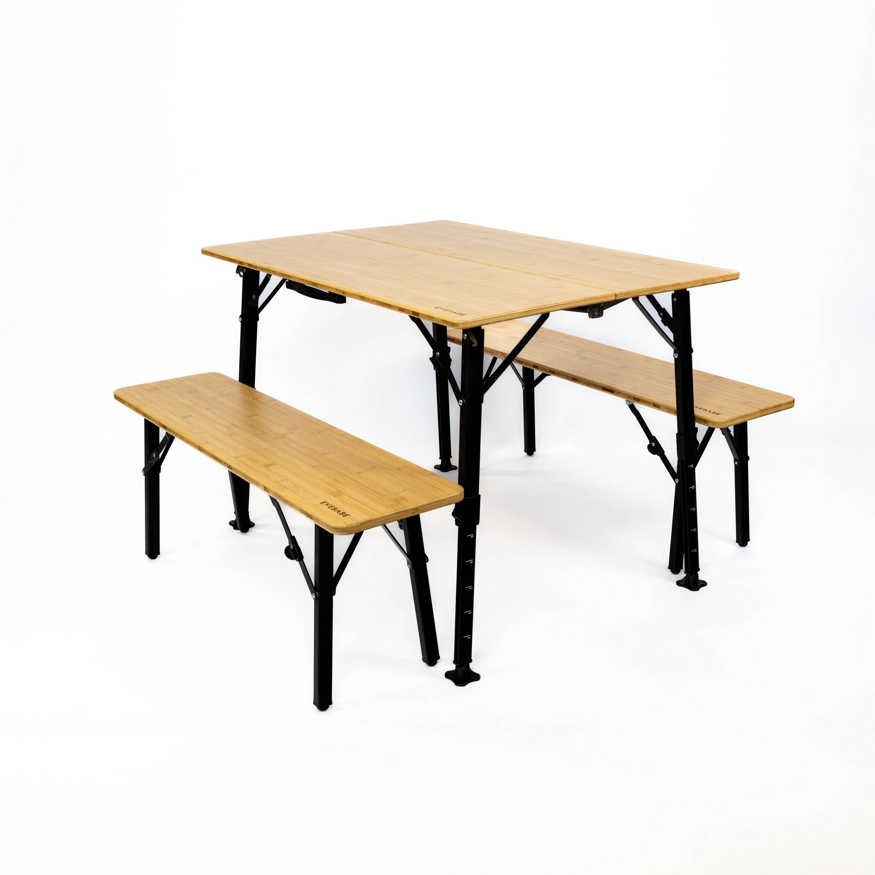 Flex Bamboo Camping Set (Table + Benches)