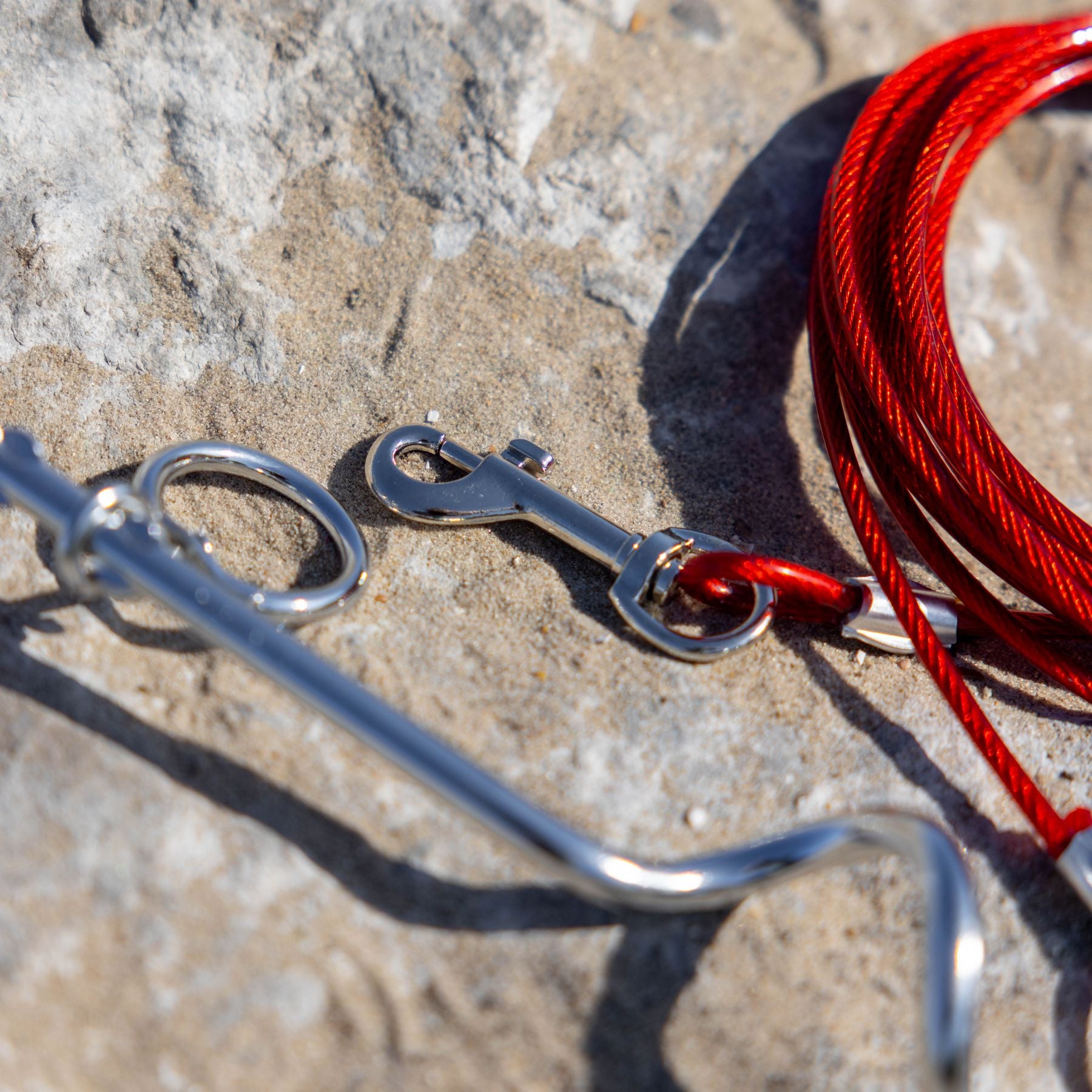 Dog Anchor + Dog Tether Cable 4 m