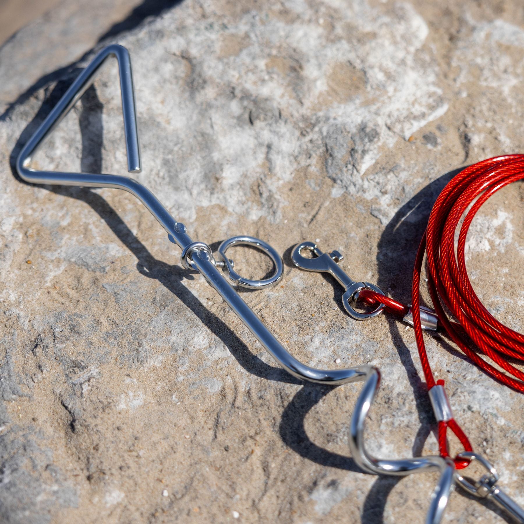 Dog Anchor + Dog Tether Cable 4 m