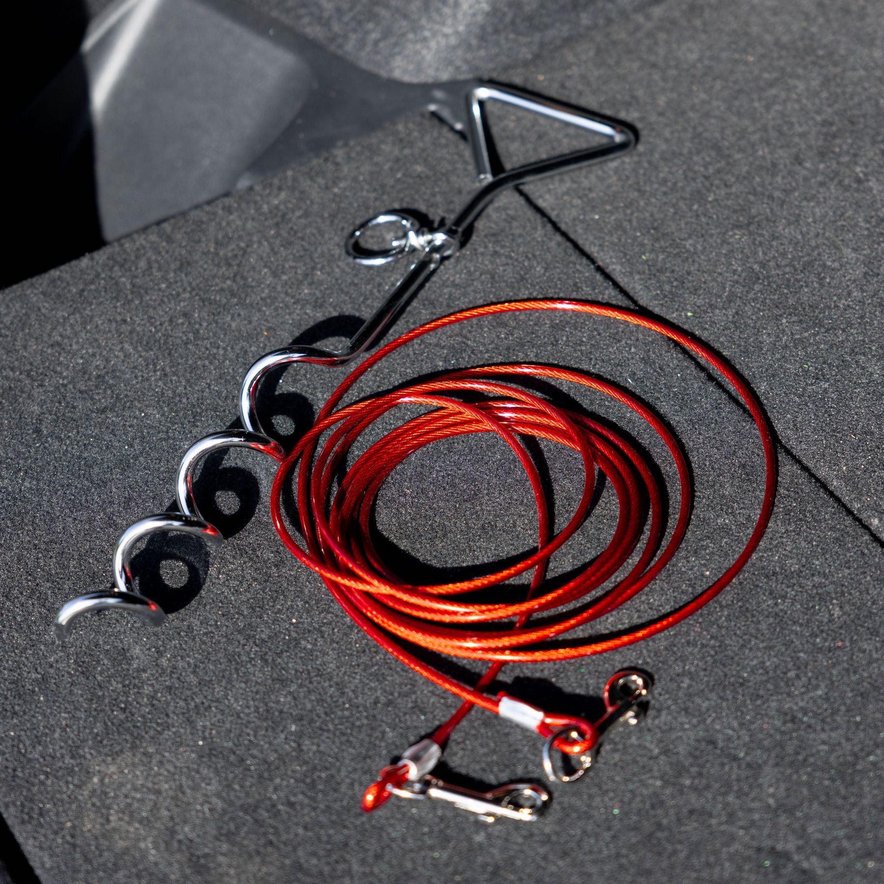 Dog Anchor + Dog Tether Cable 4 m