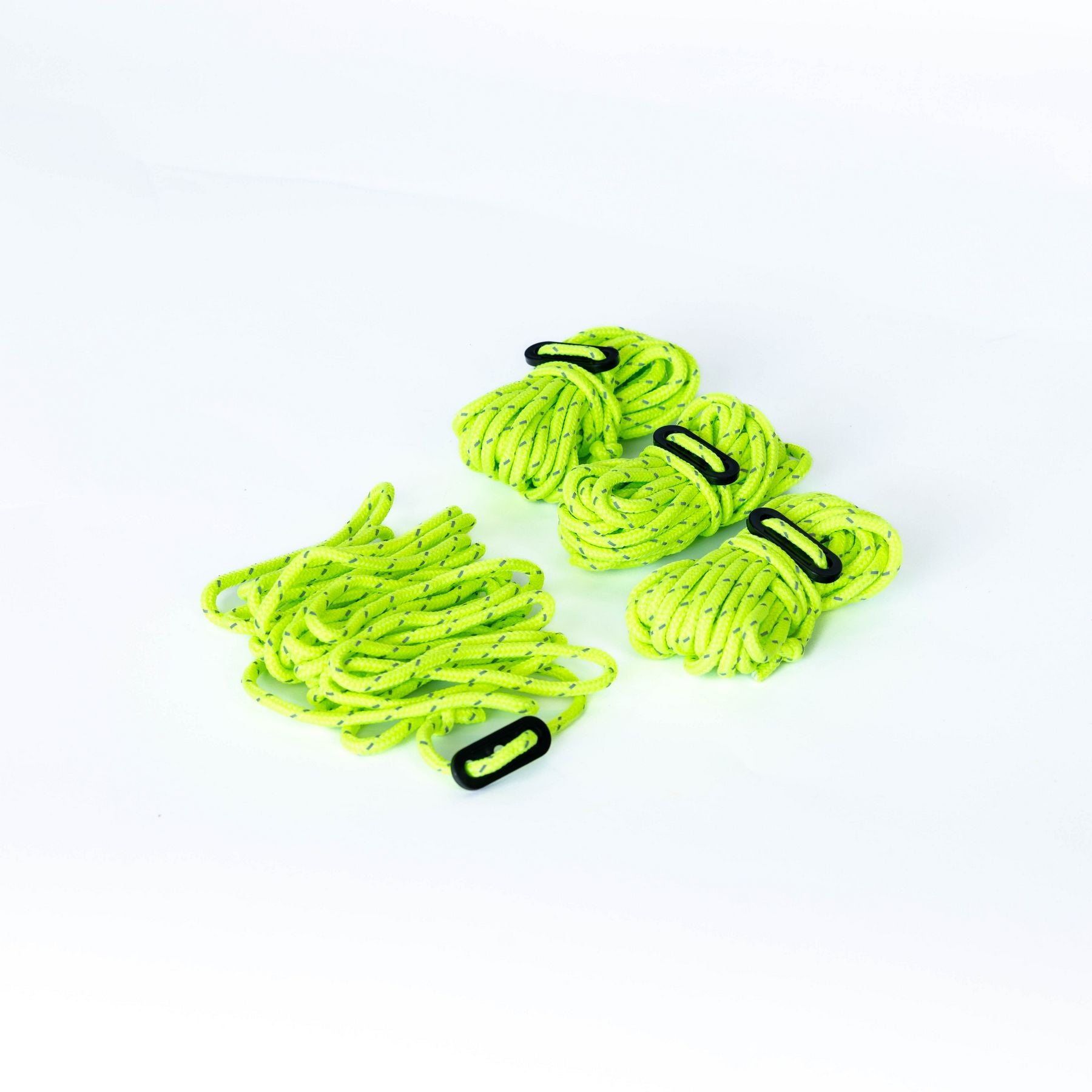 Hi-Vis Guy Ropes + Tensioners (4-pack)