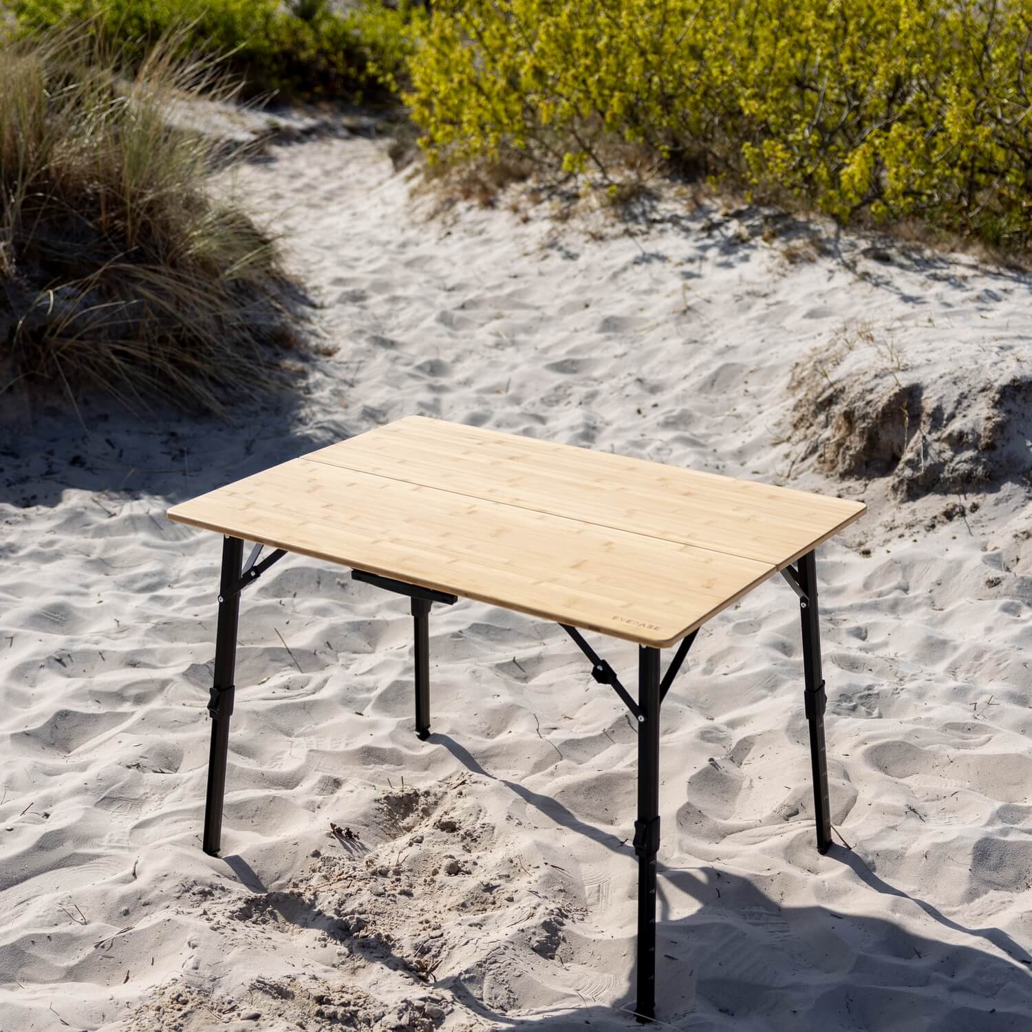 Table de camping en bambou 100