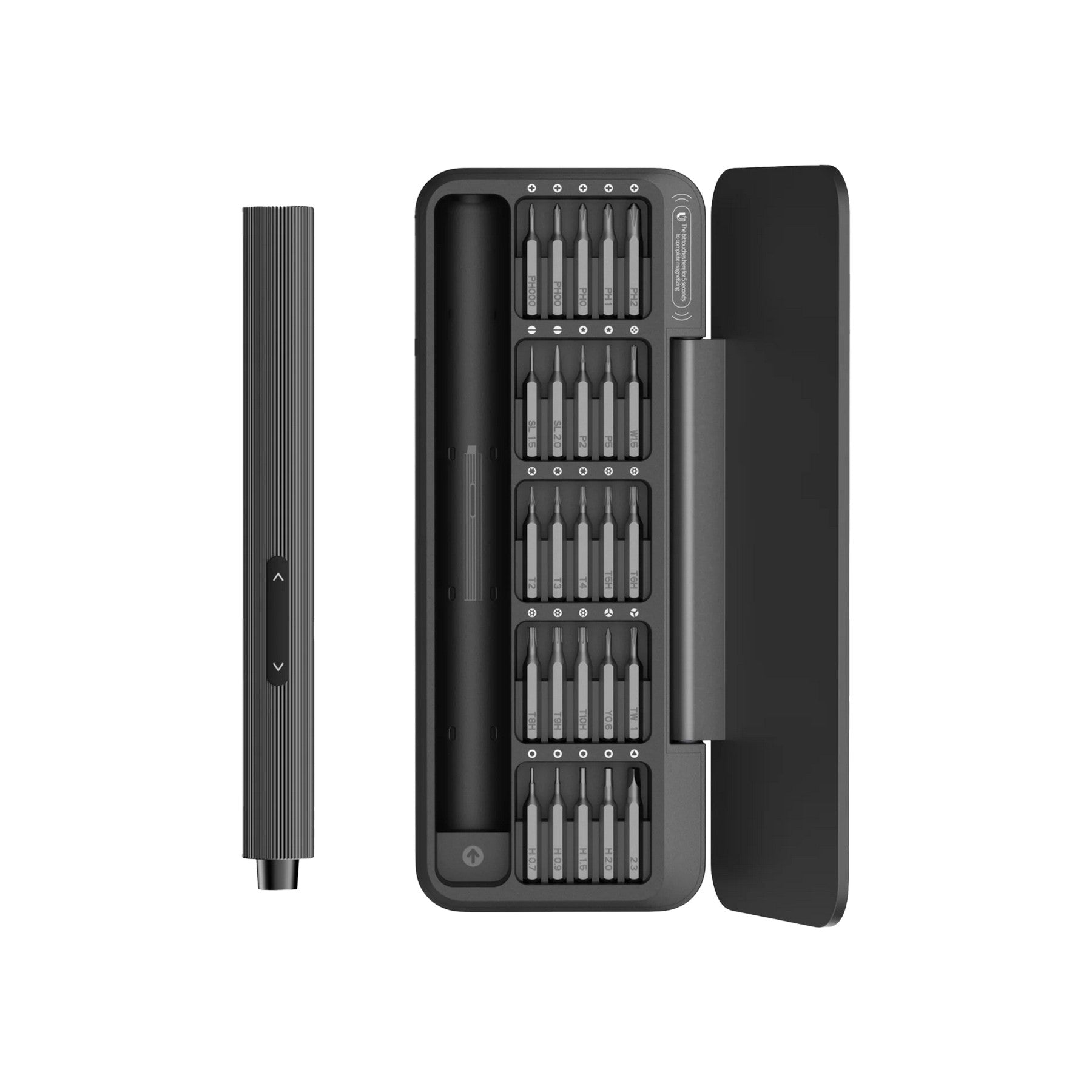 Electric Precision Screwdriver Set Grey