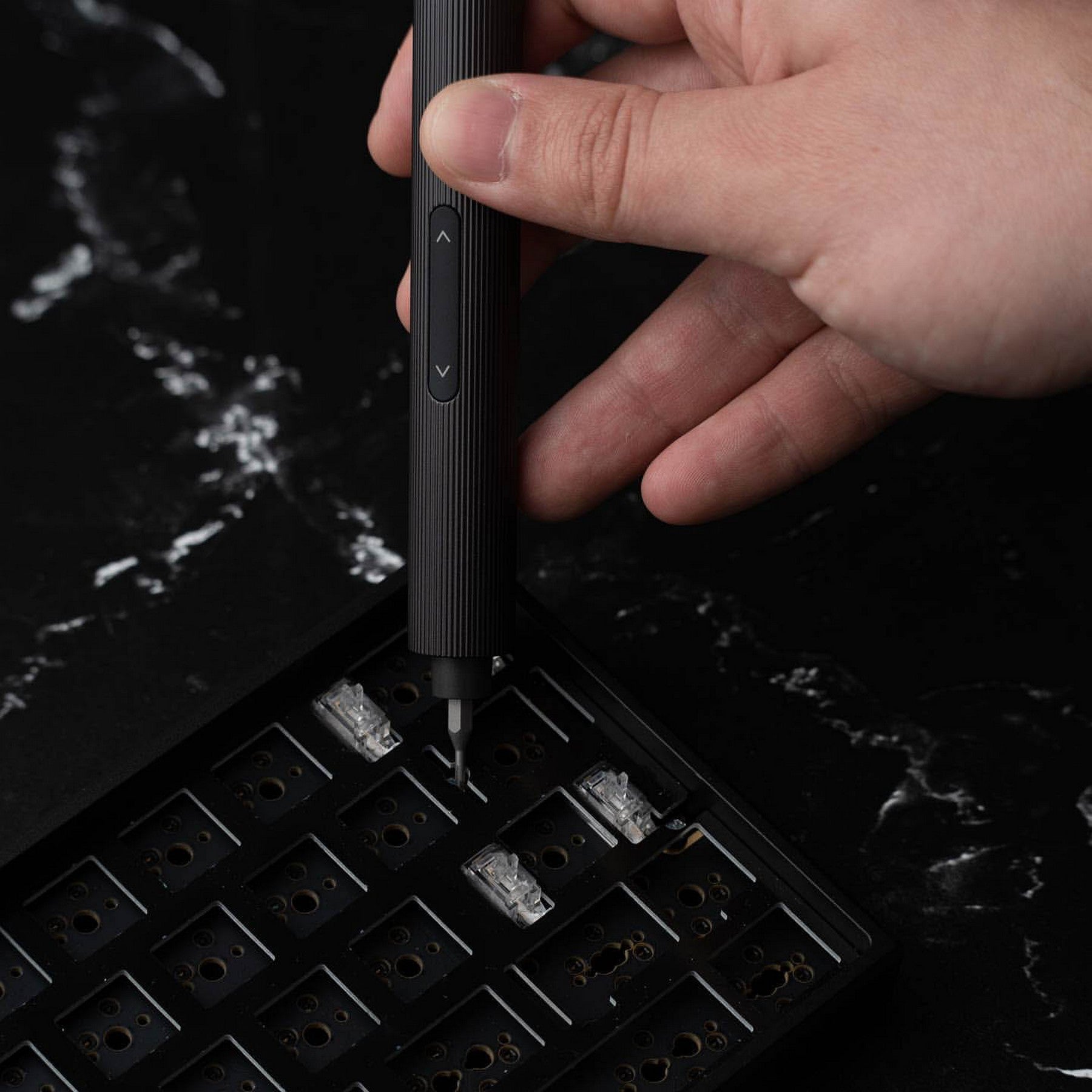 Electric Precision Screwdriver Set Grey