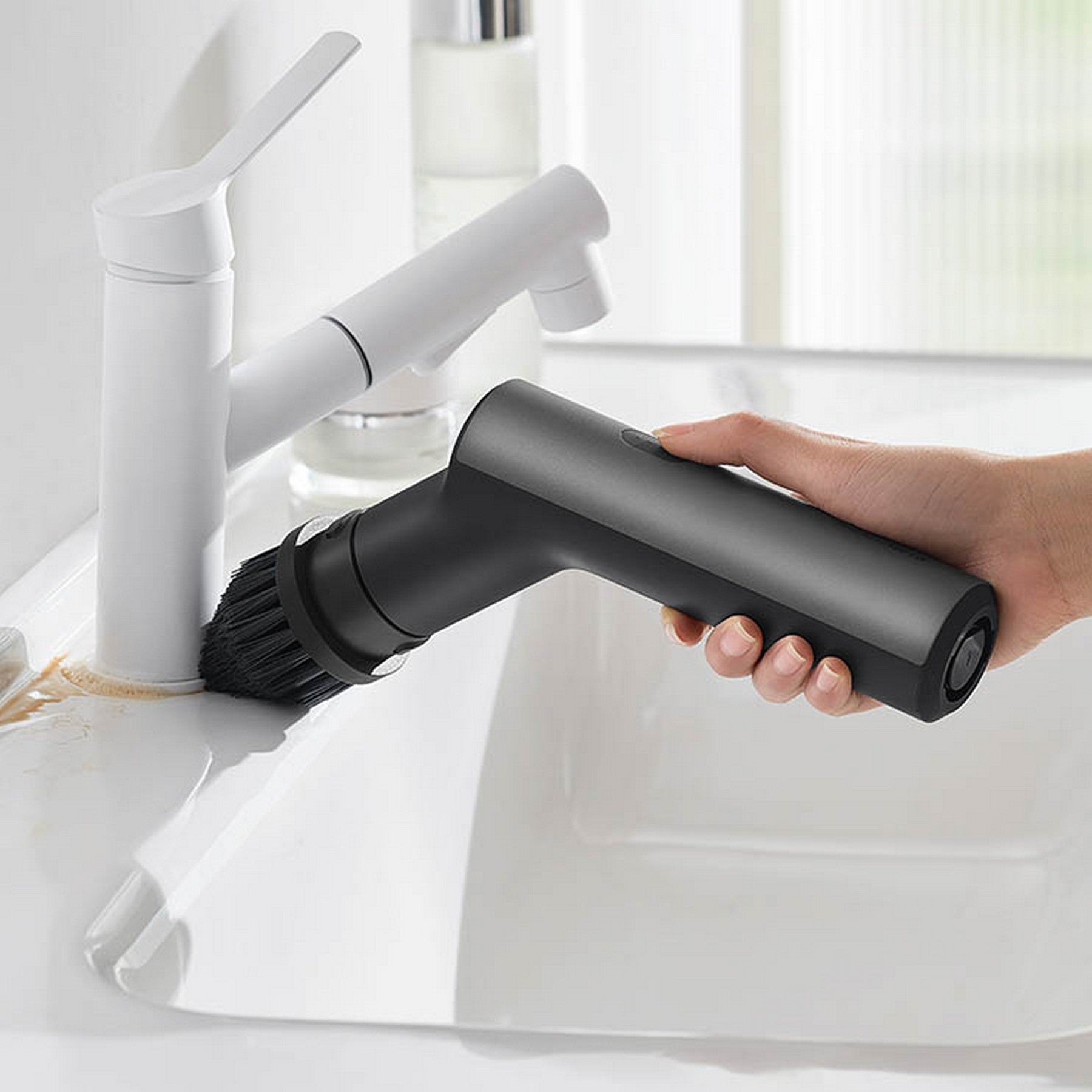 Electric Cleaning Spin Scrubber