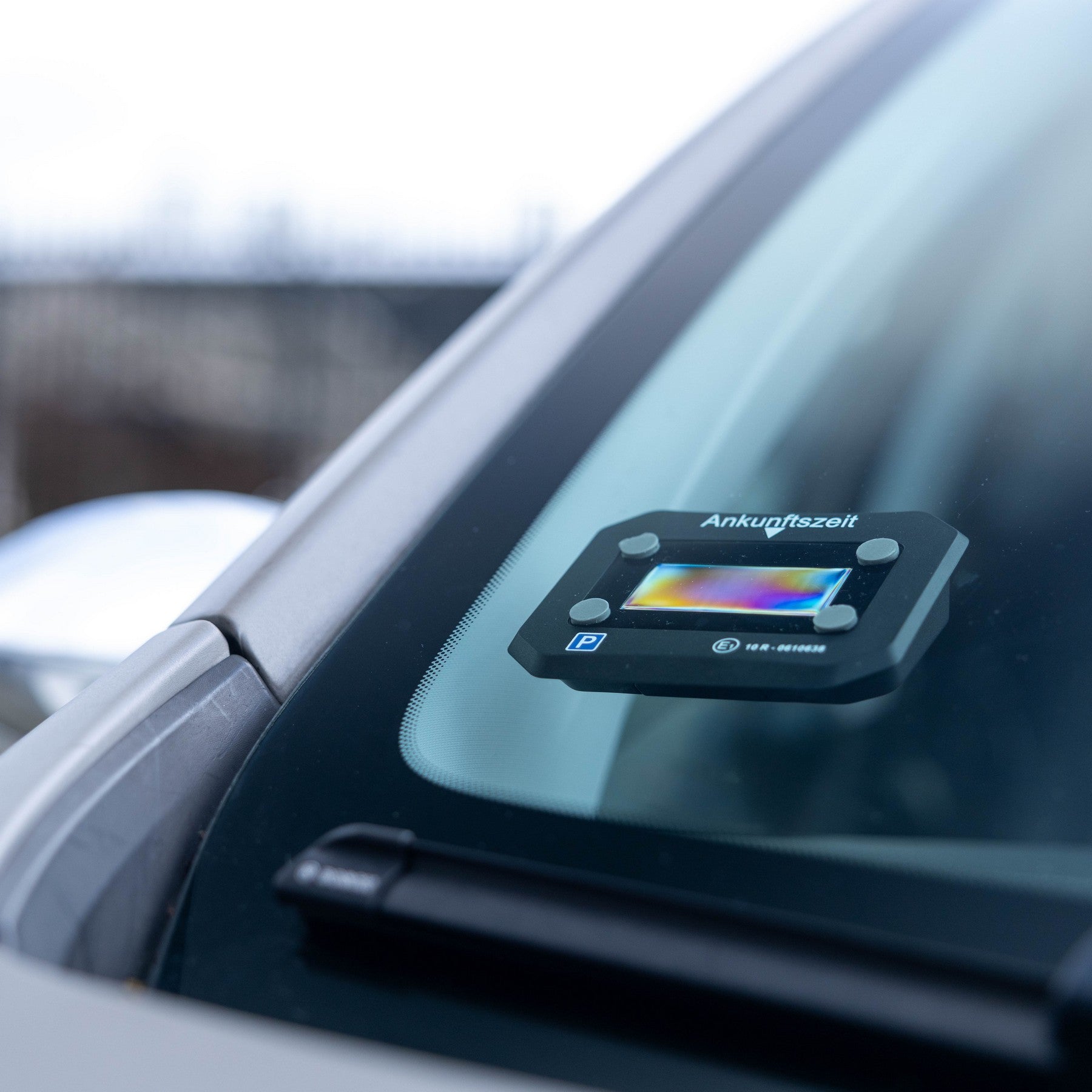 Elektronische Parkscheibe Schwarz (E-Mark)