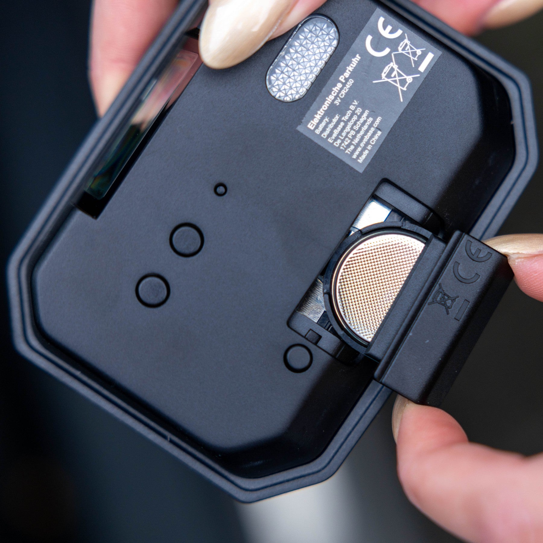 Elektronische Parkscheibe Schwarz (E-Mark)