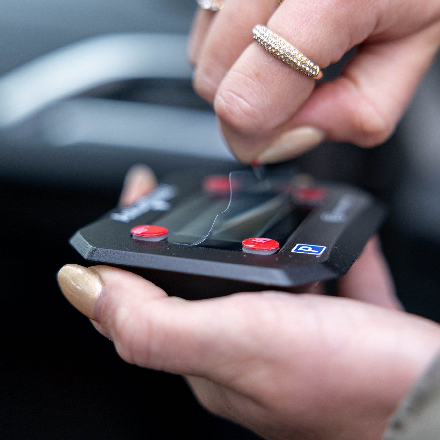 Elektronische Parkscheibe Schwarz (E-Mark)